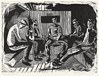 SAMELLA LEWIS (1923 - 2022) Migrants.                                                                                                            